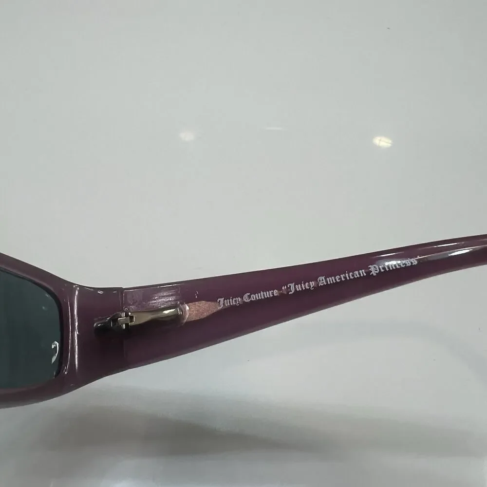 Juicy Couture Eyeglasses Frame Womens 49-16-135 Plastic Full Rim Brown Italy